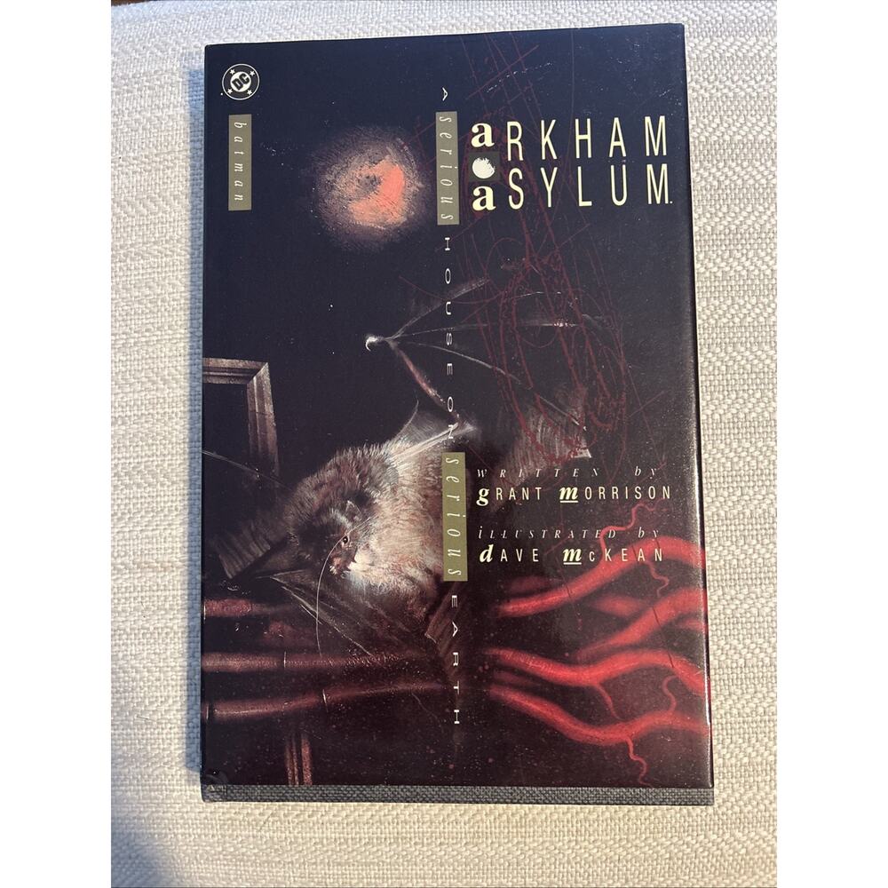 Batman: Arkham Asylum Sealed Hardcover Graphic Novel. DC Comics. 1989 1st Print
